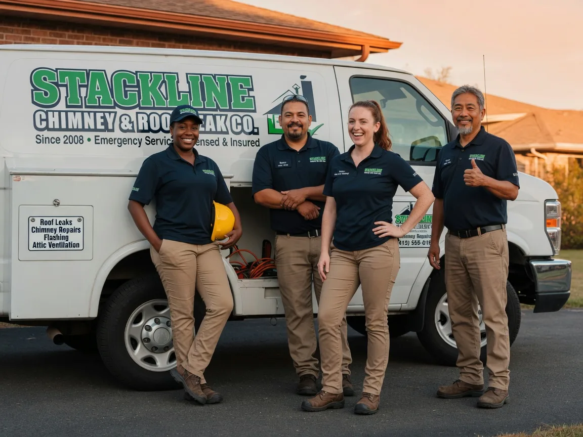 Chimney flashing repair company in Evansville, AR